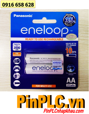 Panasonic BK-3MCCE/2B. Pin sạc AA2000mAh Panasonic Eneloop BK-3MCCE/2B 1.2v chính hãng, Xuất xứ NHẬT
